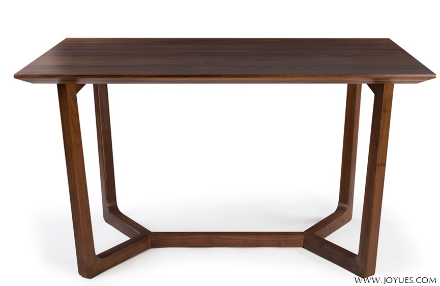 wood top and structure dining table