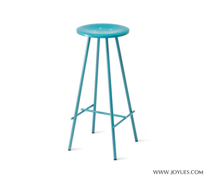 round steel bar stool