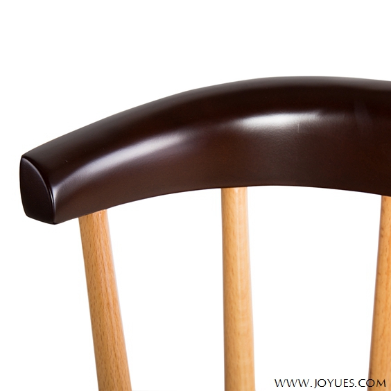 black windsor chair detail