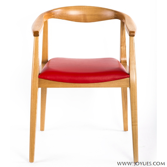 red leather restaurant chair