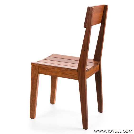 high back wooden dining chair