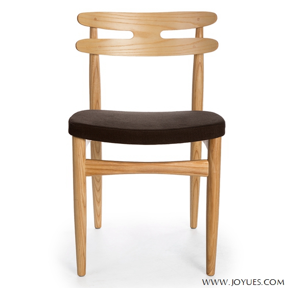 butterfly back solid wood dining chair