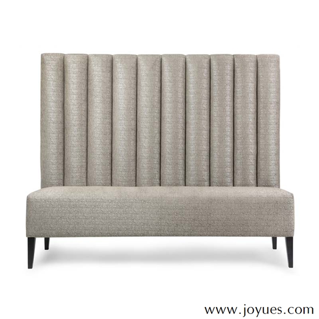 fabric restaurant booth sofa